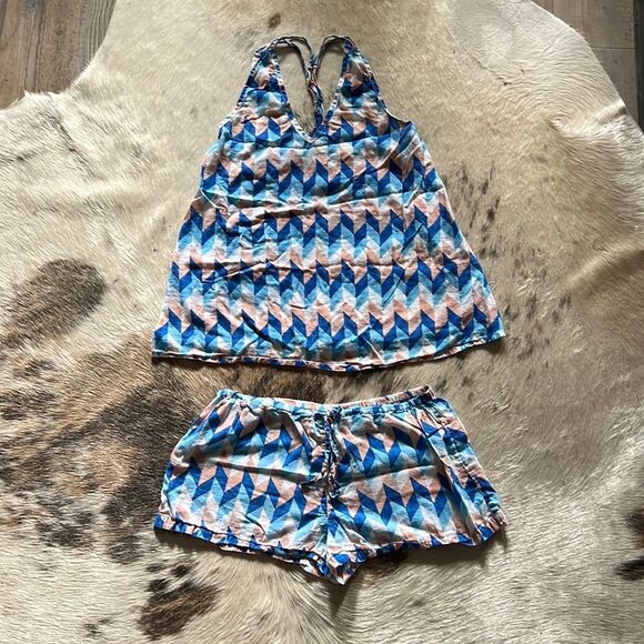 Roberta Roller Rabbit Chevron Pattern Loungewear Set Size: XS-S - Picture 1 of 15